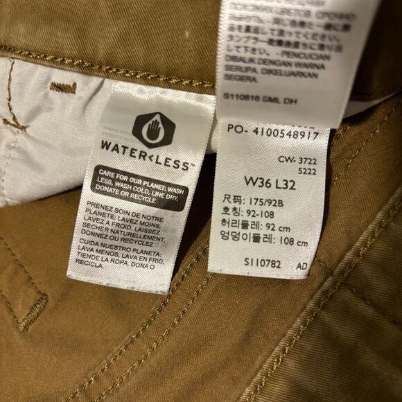 Dockers Men's Jean Cut All Season Slim-Fit Tech Pants Size 36x32 - Picture 3 of 8